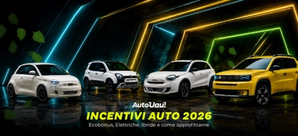 Immagine Incentivi Auto 2026: Ecobonus, Elettriche, Ibride e come approfittarne